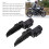 Pedane anteriori nere CNC per Street Triple 765cc 4