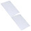 2 pezzi di plastica Skimmer Gate Weir 21.4x13.4 cm 16