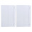2 pezzi di plastica Skimmer Gate Weir 21.4x13.4 cm 2