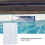 2 pezzi di plastica Skimmer Gate Weir 21.4x13.4 cm 5