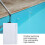 2 pezzi di plastica Skimmer Gate Weir 21.4x13.4 cm 9