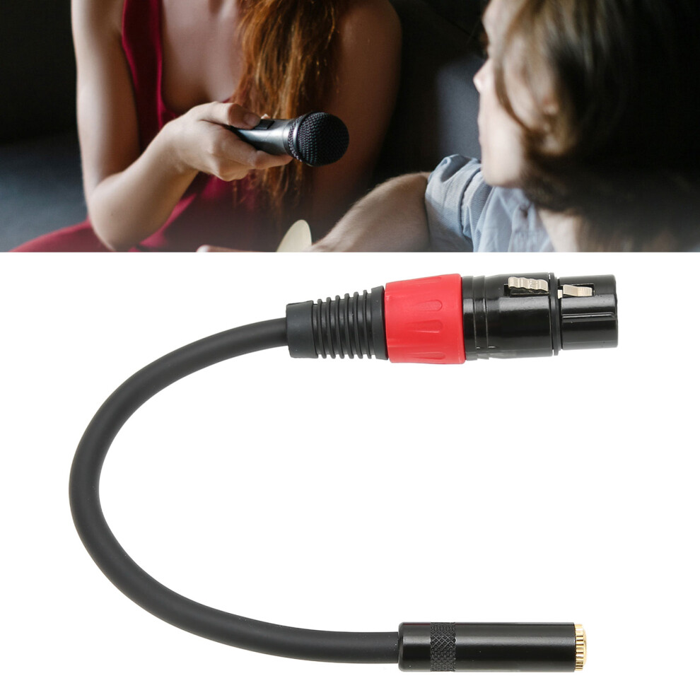 3.5mm to XLR Female Microphone Cable, 1m Auxiliary Wire for Camera & PC-image-OPC-PJKBN52-NEW