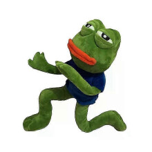 (Male Frog) 45cm Sad Frog Plush Toy Soft Stuffed Pillow Birthday GIfts for Kids