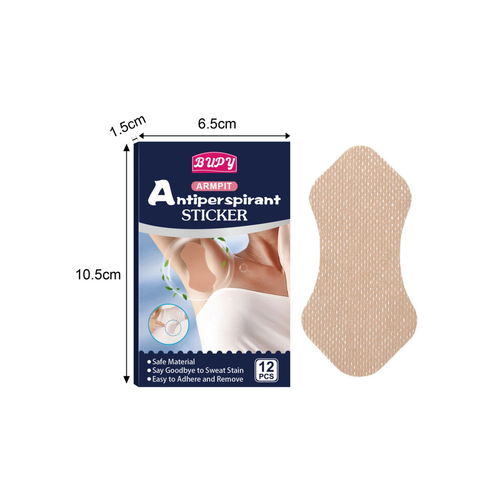 (Sweat absorbing patch 12PCS) Sweat absorbing patch underarm antiperspirant patch invisible long-lasting anti-sweat absorbing patch summer antiperspir