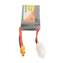 7,4 V 850 mAh 45C 2S Lipo-Batterie mit XT30-Stecker Ersatzteil für FPV RC-Rennwagen Quadcopter