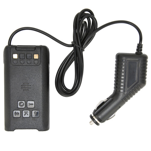 Car Charger for Baofeng UV‑9R Plus/Pro, Safe Battery, 12.8V 1