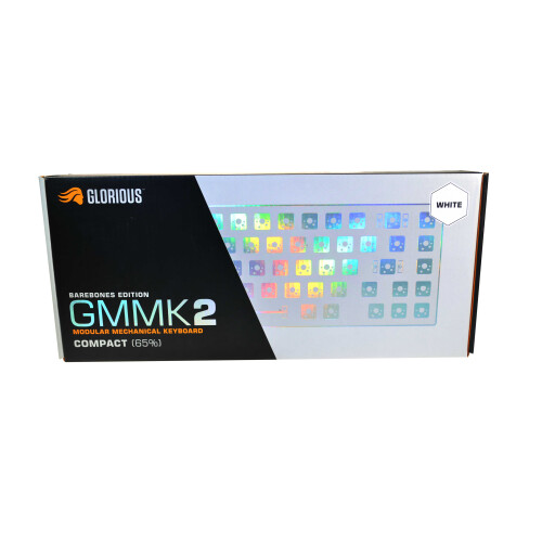Glorious GMMK2 65% RGB Keyboard Aluminium White