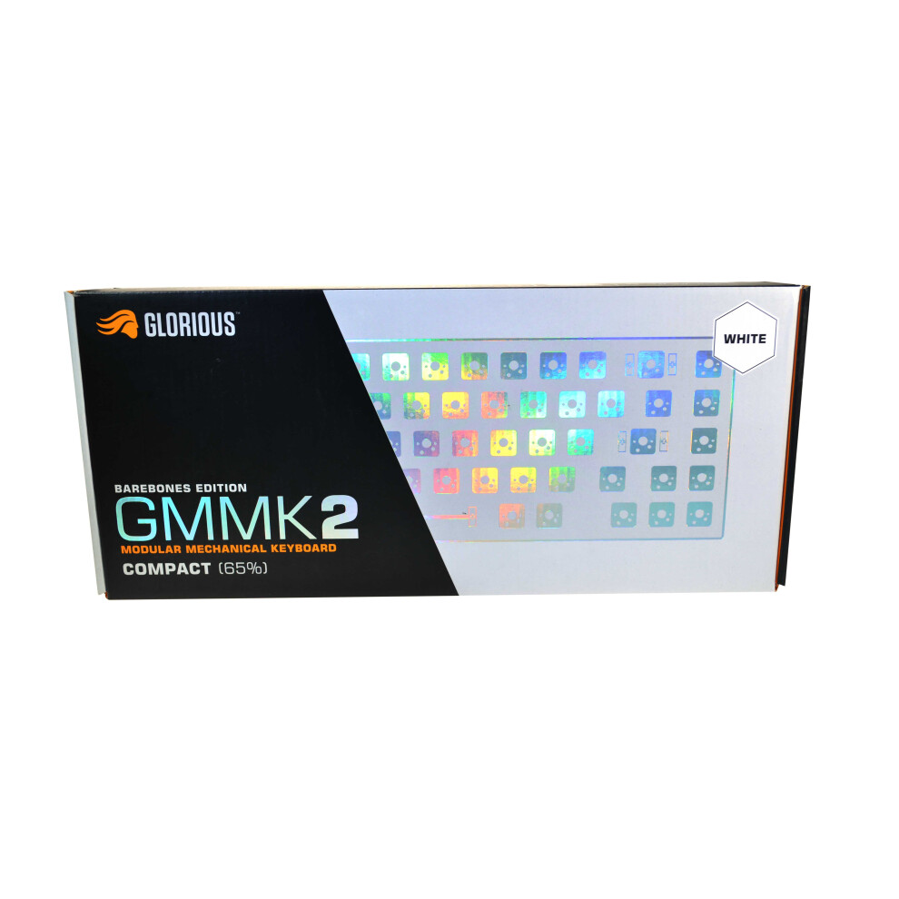 Glorious GMMK2 65% RGB Keyboard Aluminium White