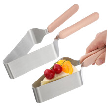Ergonomic Cake Slicer Set of 2, Durable Space-Saving Cake Cutter for Even Slicing of Cakes, Cheesecakes, and Pies