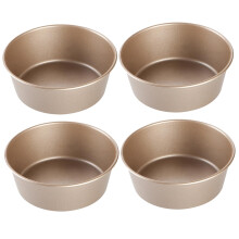 4 x Ramekins for Air Fryer 4.5 Inch Egg Poacher Nonstick Cake Pan Muffin Baking Moulds Set of 4