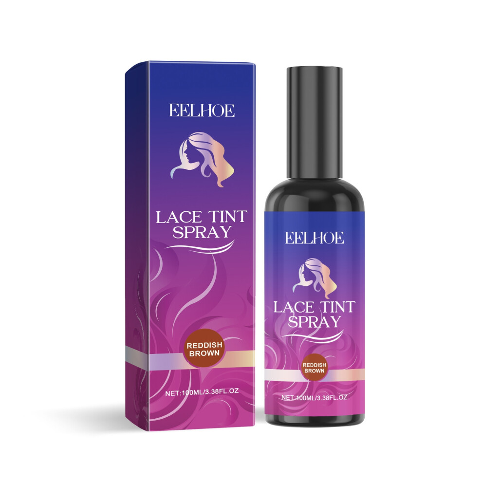(Hairdressing spray reddish brown) Hair wig care set Lace wig invisible glue Hair wig styling hair care