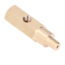 1/8in Brass Oil Pressure Gauge Adapter Sensor Connector for Car Mod