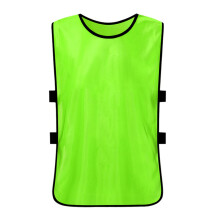 Scrimmages Training Vests Football Practice Jerseys Athletic Pinnies Fluorescent Green Lightweight Breathable Team Sports Gear