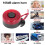 Bocina de coche 12V ABS 105dB con luces LED intermitentes 3