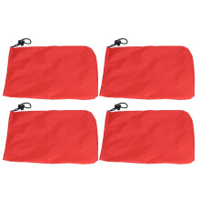 4 pièces 190T housse de rétroviseur rouge 32x27cm 80 g