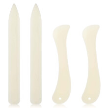 Origami Folding Legs for Paper Bookbinding, Grooved Craft Tool for Folding Boards and Hatchets, 4-Pack