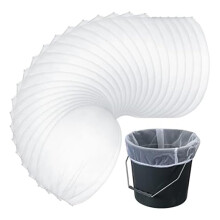 60 Piece Color Filter Bags, 1.8L Bucket Strainer with Elastic Top Opening, Paint Straining Bags for Color Gardening