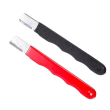 2pcs Garden Tool Sharpener Handheld Quick Sharpener for Blades, Lawn Mower, and Pruning Shears, Manual Design