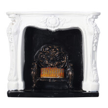 Chimenea LED para casa de muñecas rococó 9.8x10x3 cm 240mAh
