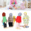 Figuras de madera para casa de muñecas - abedul 11-11,5 cm 16