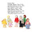 Figuras de madera para casa de muñecas - abedul 11-11,5 cm 12
