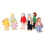 Figuras de madera para casa de muñecas - abedul 11-11,5 cm 2