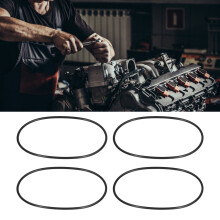 5 Pcs Rubber Motor Belts, 5mm Diameter, Various Lengths