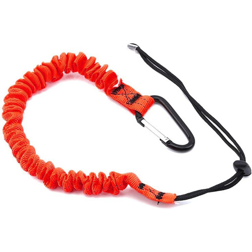 Safety Fall Protection Lanyards Retractable Nylons Cable With Screw Lock Adjustable End For Tools 1