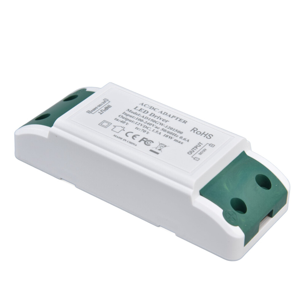 Led Driver Constant Current Power Supply 12V 1.5A 18W 115X45x28mm Light 8481340303150