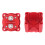 Interruptor de batería Mini 300A Lazo único Rojo ABS 48VDC 8