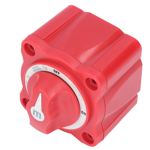 Interruptor de batería Mini 300A Lazo único Rojo ABS 48VDC