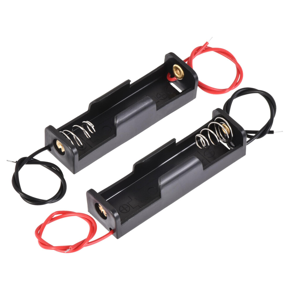 Battery Holder For Aa Batteries, 1.5V Plastic Compartment With Cable, Pack Of 6 For Battery Storage And Organization 6276012409672