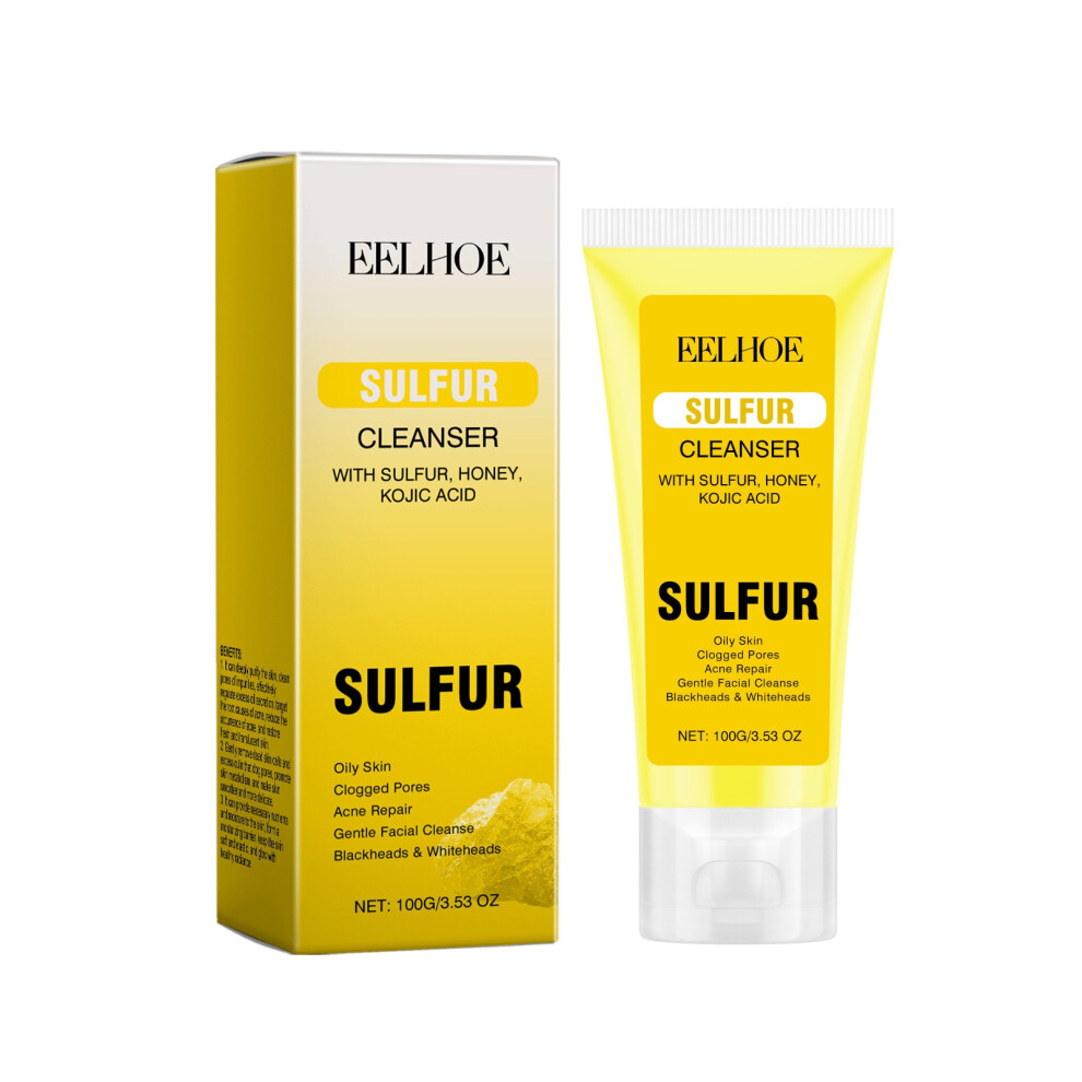 (Sulfur cleanser) Cleanser series cleansing facial skin refreshing moisturizing facial cleanser