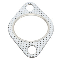 Turbo Elbow 2in Exhaust Flange Gasket Set with 2 Bolts Heatproof Universal Fit