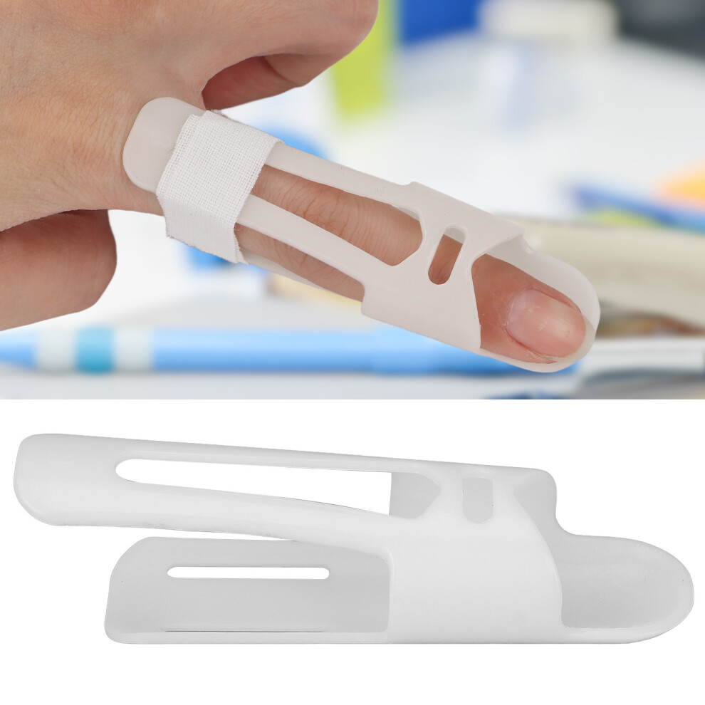 White Breathable Mallet Finger Splint Fixer For Hammer, Dislocation, Recovery