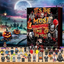 Halloween Horror Movie Characters Advent Calendar - 24 Doors of Spooky Surprises for a Halloween Countdown