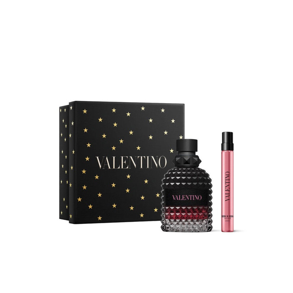 Valentino Born in Roma Uomo Intense 50mlEDP&10ml Travel Spray Gift Set