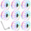 Τροχοί για πατίνια με κλειδί, φωτιζόμενοι τροχοί εξωτερικού χώρου, πολύχρωμοι 1