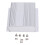 Caja de proyecto 6063-T5 41x147x150mm plateado mate 16