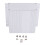 Caja de proyecto 6063-T5 41x147x150mm plateado mate 15