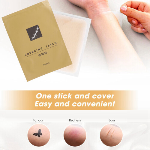 Versatile Tattoo Cover Sticker - Waterproof Ultra Light and Thin 2
