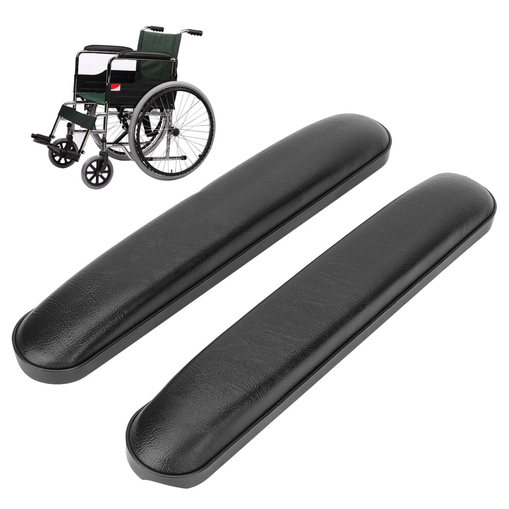 Waterproof PU Wheelchair Arm Rest Cushions, 22.5cm Hole, Support Cover