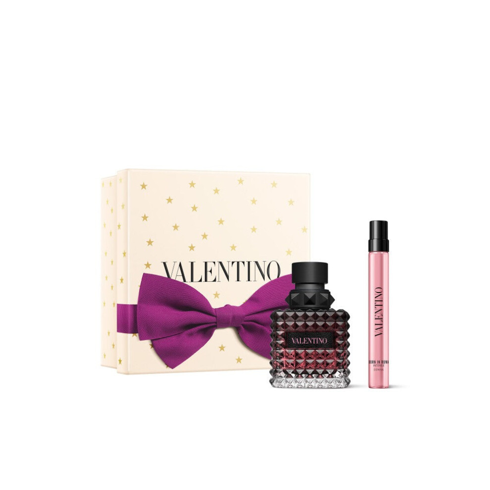 Valentino Born in Roma Donna Intense50mlEDP&10ml Travel Spray Gift Set
