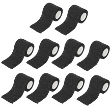 10 piezas de vendaje autoadhesivo 5 cm x 450 cm negro