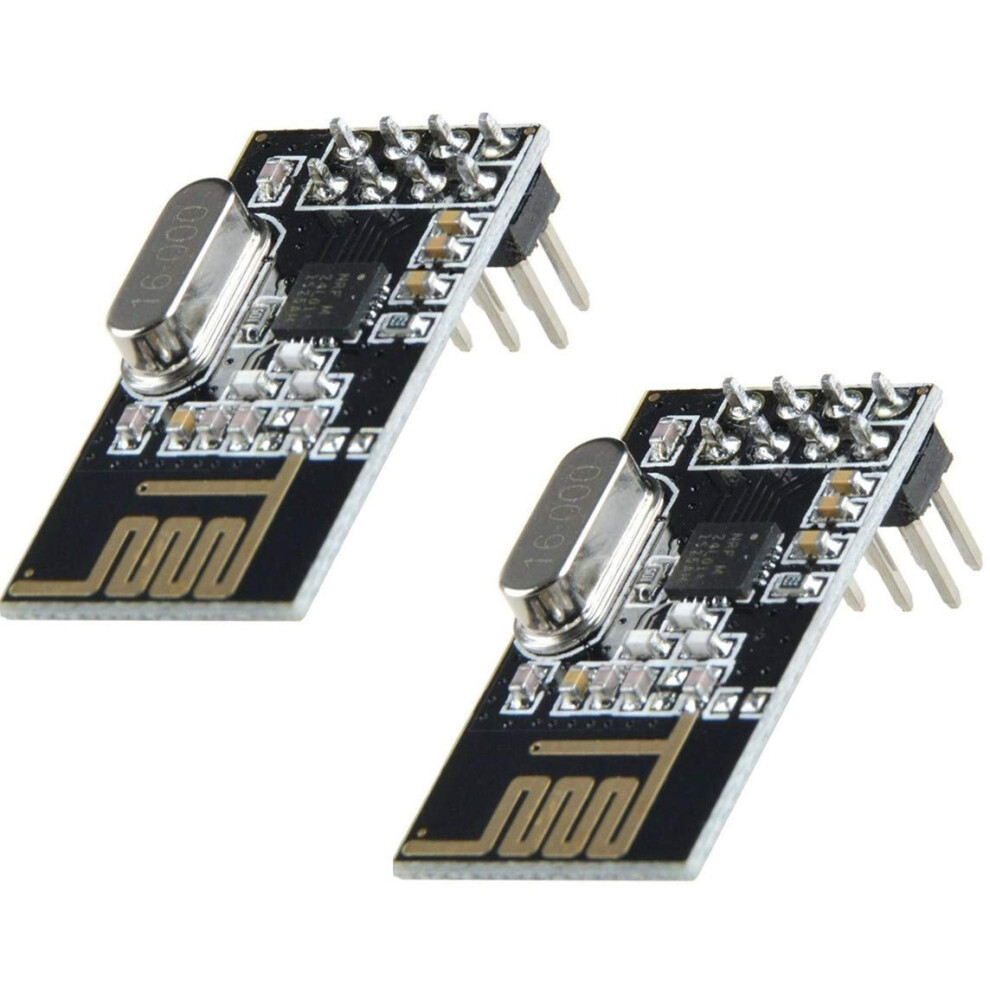 Nrf24l01 2.4Ghz Wireless Transceiver Module For Arduino, Esp8266, Raspberry Pi - 2 Pack, Long Range, High Speed 6493810638138