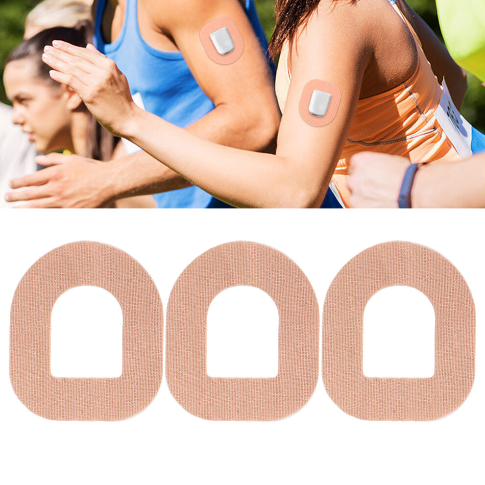 Waterproof 10pcs Cotton Adhesive Patches for Blood Glucose Testing, 10x8.5cm