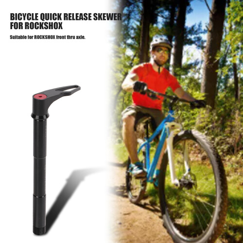 Quick Release Bicycle Thru Axle Skewer 158mm Aluminum Front Fork Suitable 2