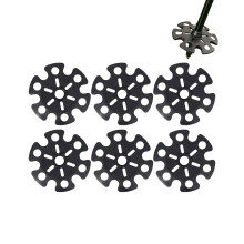Universal Snow Shovel Replacement Parts Set - 6 Pieces Including Snow Shovel Bag, Rubber Trekking Pole Heads, and Guards