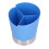 Dispenser di cannucce blu compatto a 3 scomparti 14