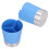 Dispenser di cannucce blu compatto a 3 scomparti 7